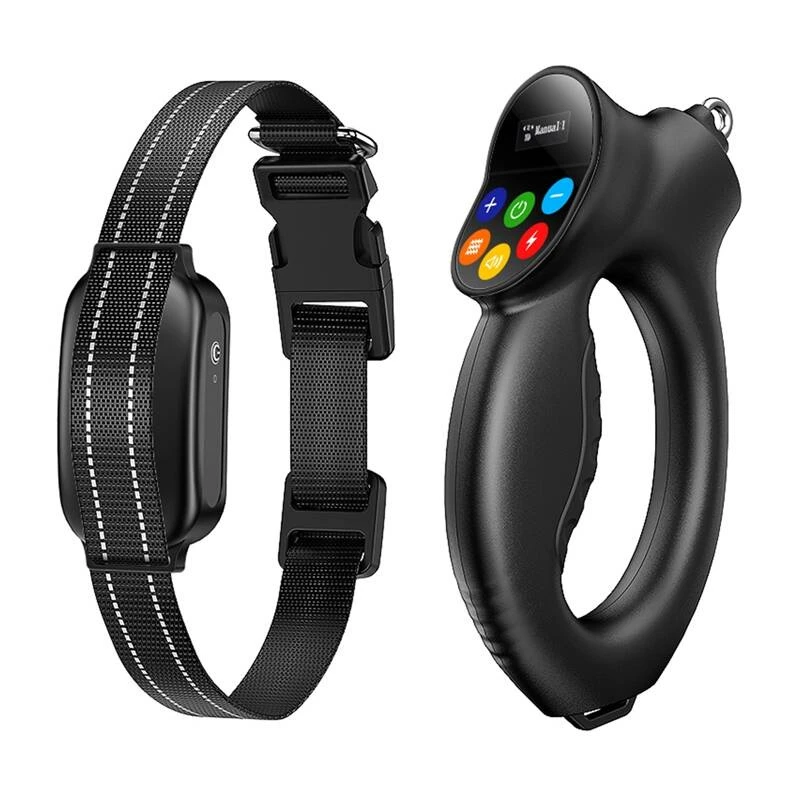 Elektryczna obroża antyszczekowa Rojeco PD800 (Czarna)