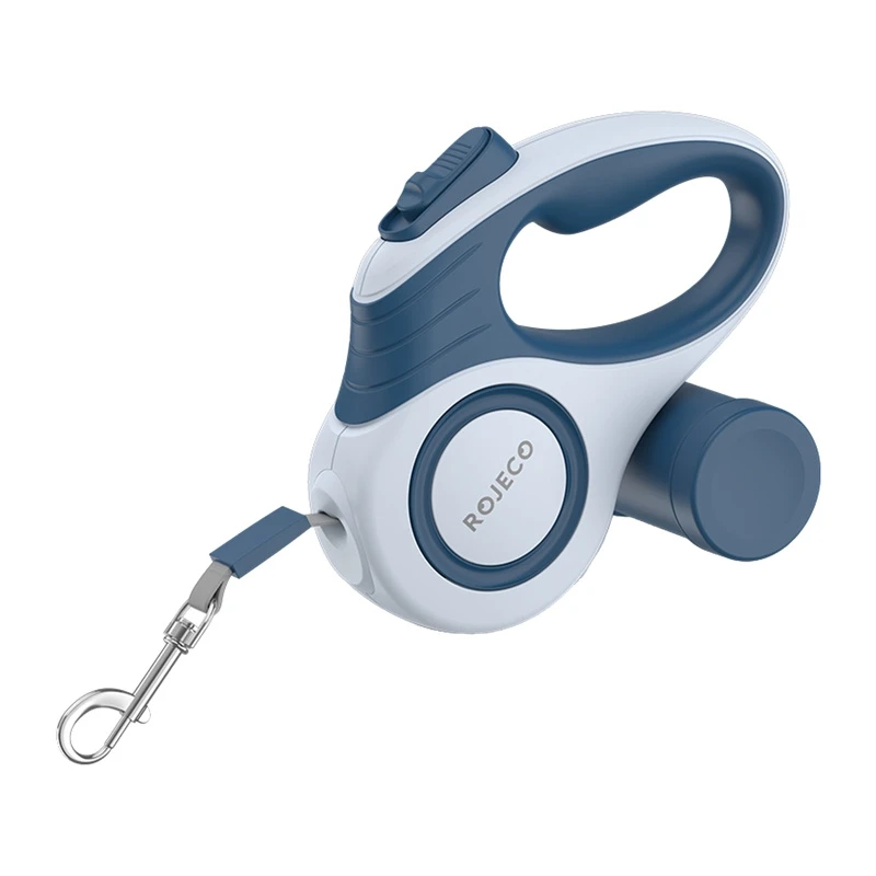 Smycz automatyczna 3m Rojeco A12 (niebieska)