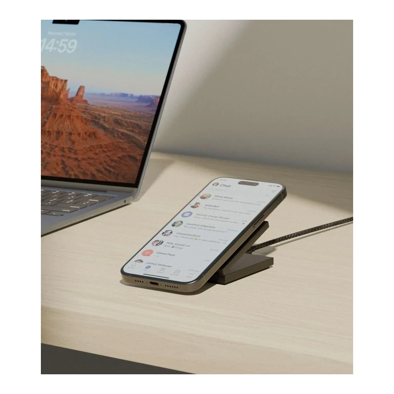 Native Union Rise Solo Qi2 wireless charger, black