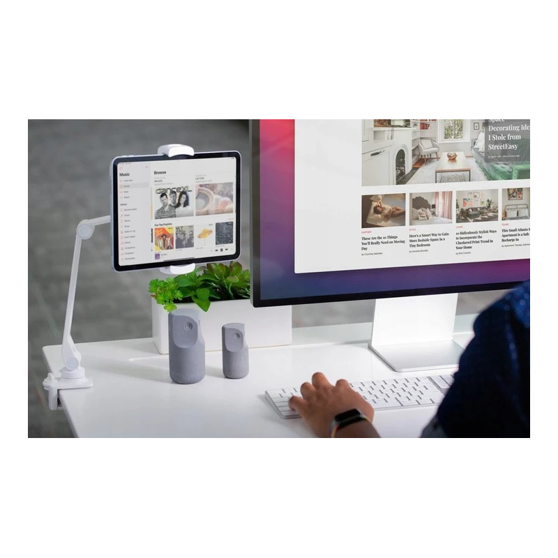 Twelve South HoverBar Duo Snap 2 - regulowany, magnetyczny uchwyt do iPad, iPhone (white)