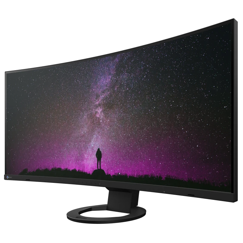 EIZO FlexScan EV3895-BK - monitor 37,5", 3840 x 1600, UW4K/WQHD+, 24:10, ultrawide z zakrzywionym ekranem, karta sieciowa (czar
