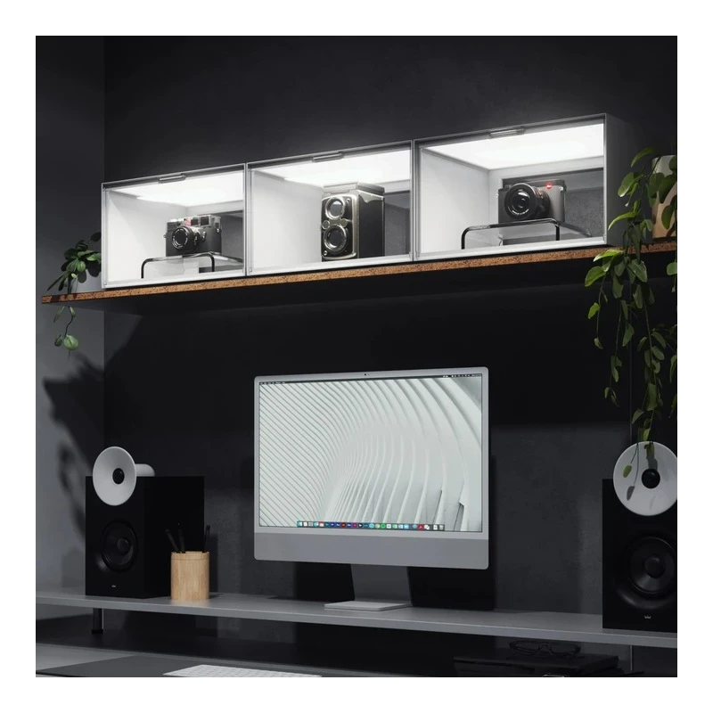 Nanoleaf x Fantaqi EXPO Smart LED Display Case Starter Pack - witryna z podświetleniem LED 38cm x 29cm x 22cm (4 sztuki)