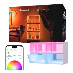 Nanoleaf LED Display Case Starter Pack witryna podświetlenie 4 sztuki RGB