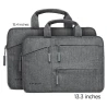 Satechi wytrzymała markowa, nylonowa, wodoodporna torba na laptopa 13" gray